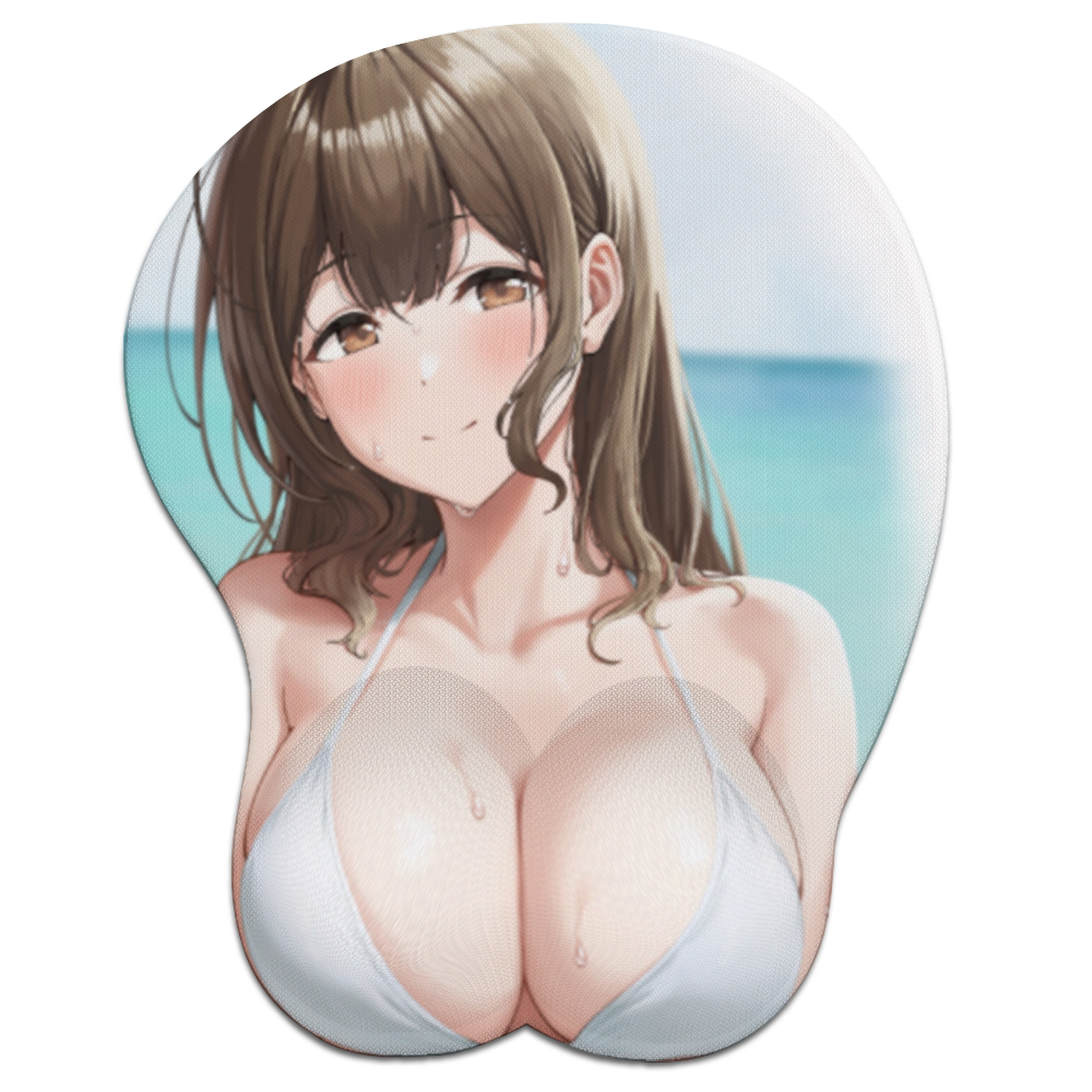 Anime 3D Boobs mousepad with Wrist Rest | Sexy Oppai Mouse pad for PC | Oppai mousepad with wrist support