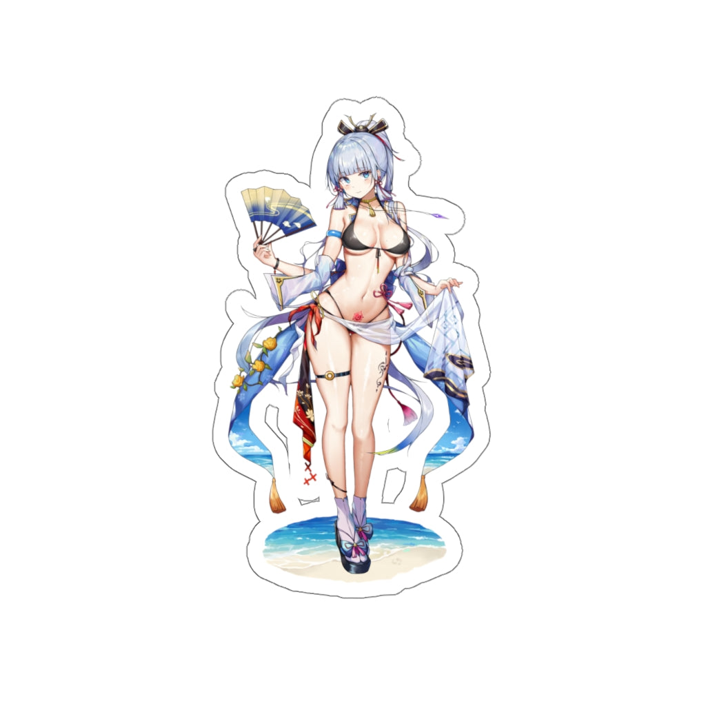 Genshin Impact Ayaka Waterproof Sticker - Ecchi Vinyl Car Decal