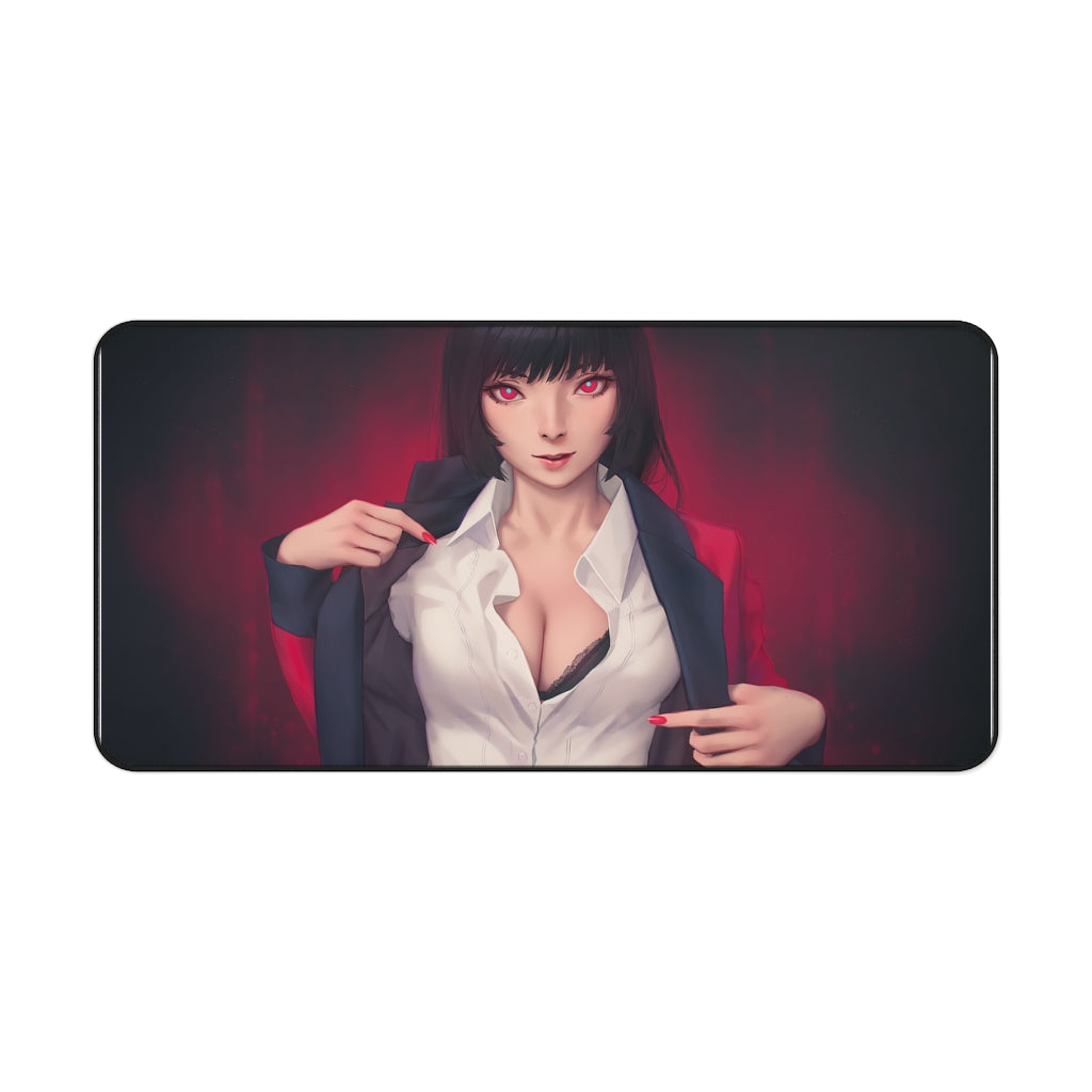 Kakegurui Compulsive Gambler Anime Mousepad - Yumeko Jabami Large Desk Mat - Ecchi Mouse Pad - MTG Playmat