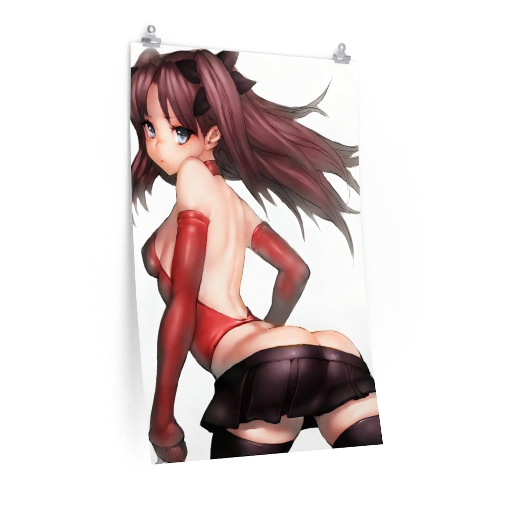 Tohsaka Rin Fate Grand Order Poster - Lewd Premium Matte Vertical Poster - Adult Wall Art