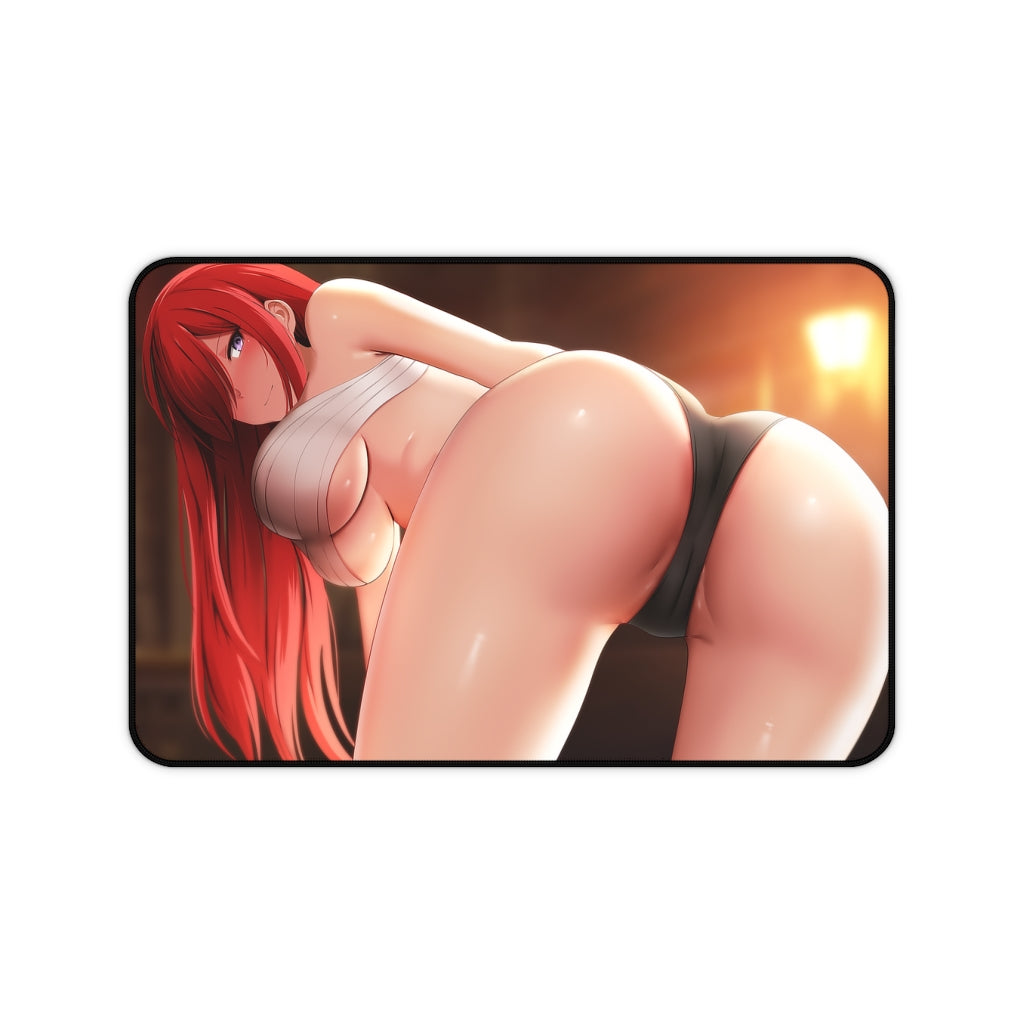 Fairy Tail Ecchi Mousepad - Big Butt Erza Scarlet - Large Desk Mat - MTG Playmat