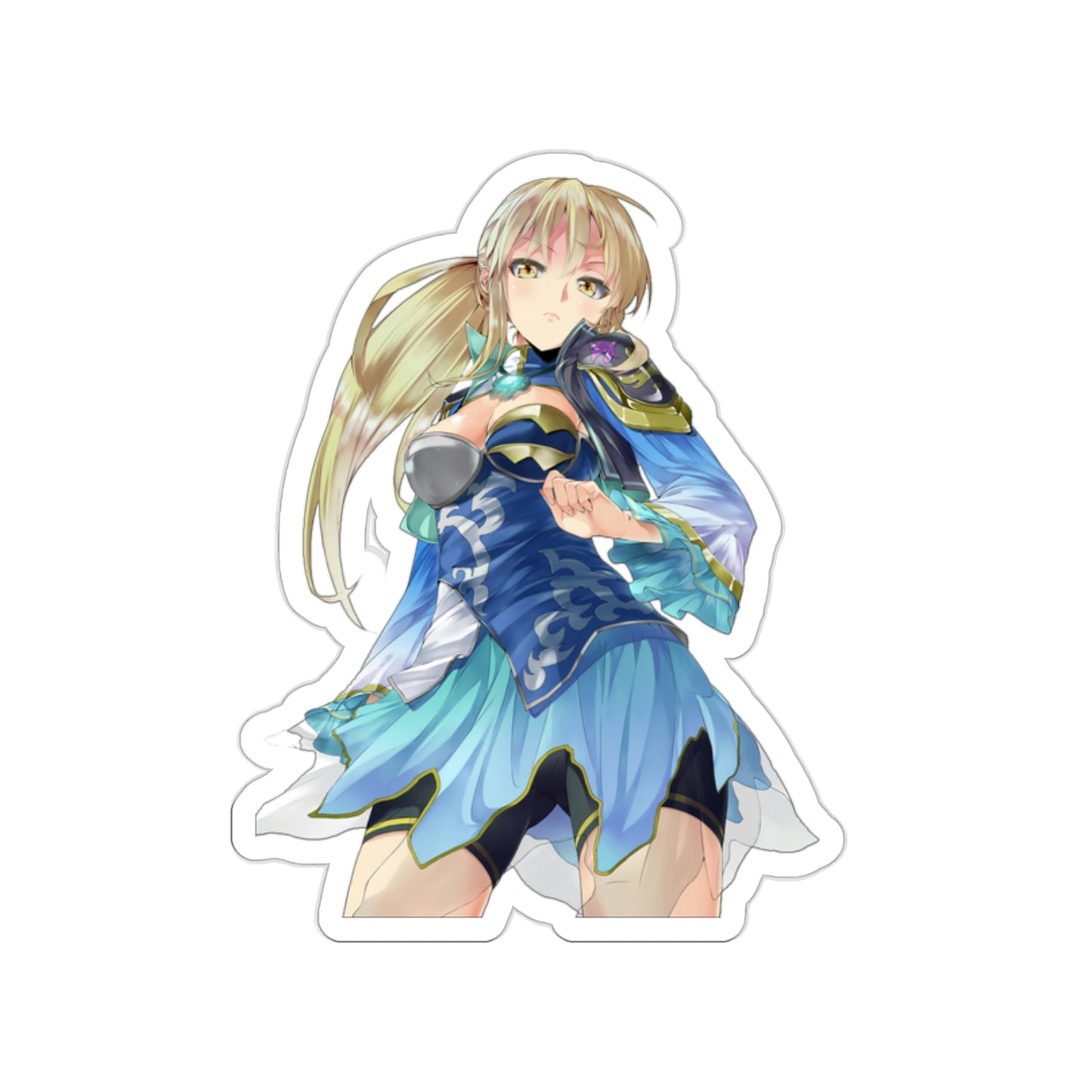 Sexy Wang Yuanji Dynasty Warriors Romance of the Three Kingdoms Waterproof Sticker - Weatherproof Vinyl Car Decal