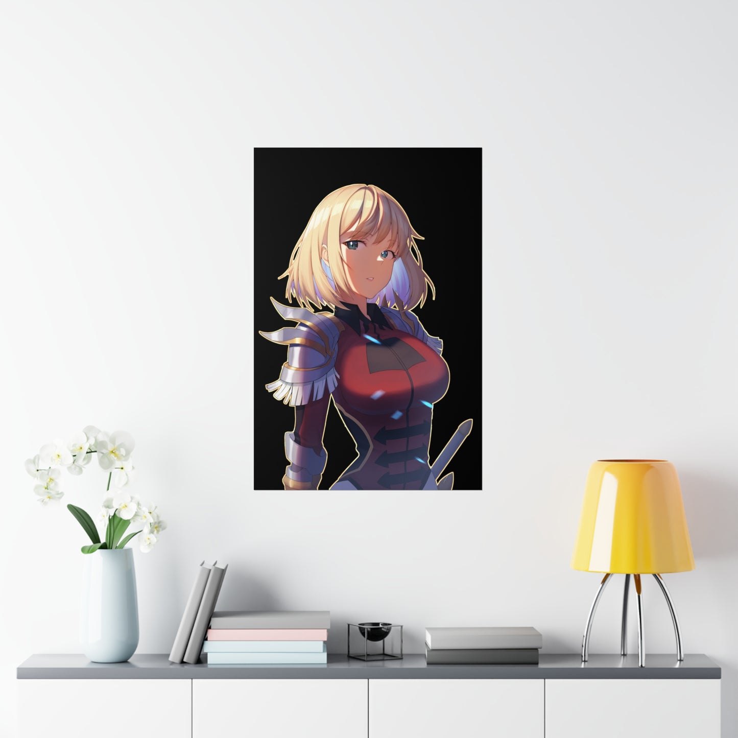 Solo Leveling Poster - Premium Matte Vertical Poster - Cha Hae In Anime Manga Poster