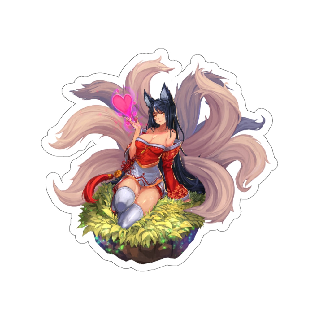 Ahri League of Legends Love Waterproof Sticker - Ecchi Vinyl Decal