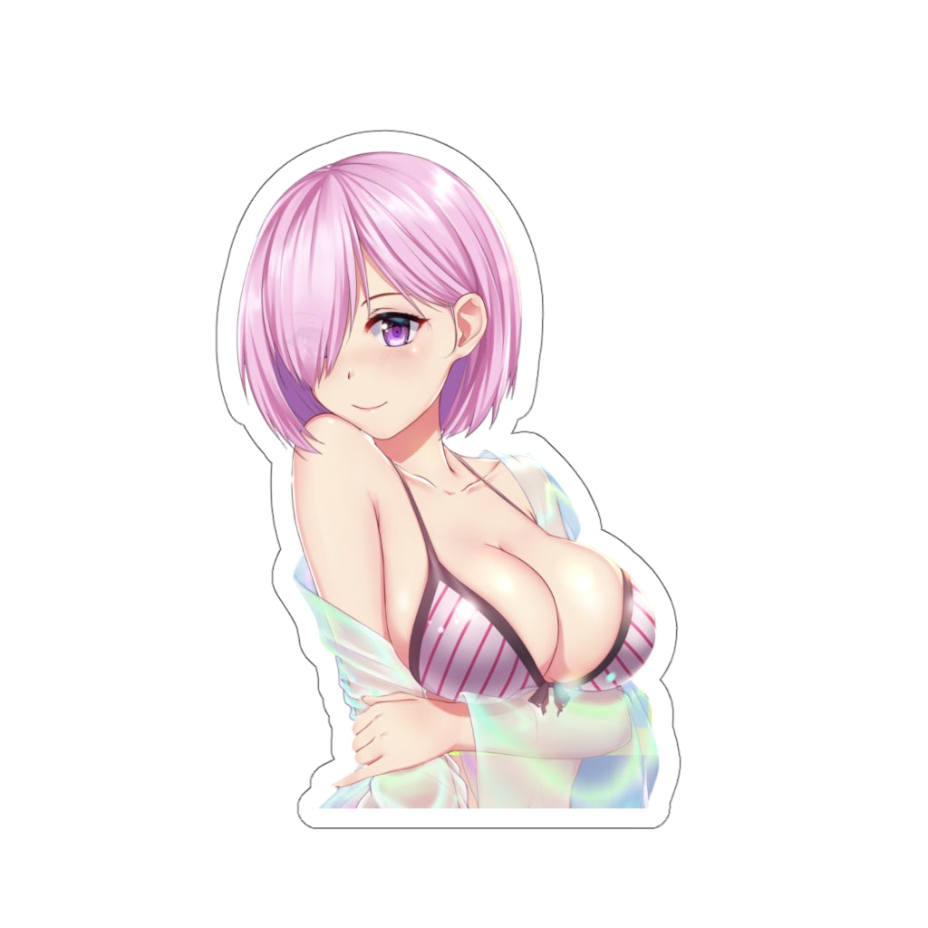 Mash Kyrielight Big Boobs Fate Grand Order Waterproof Sticker - Ecchi Vinyl Decal