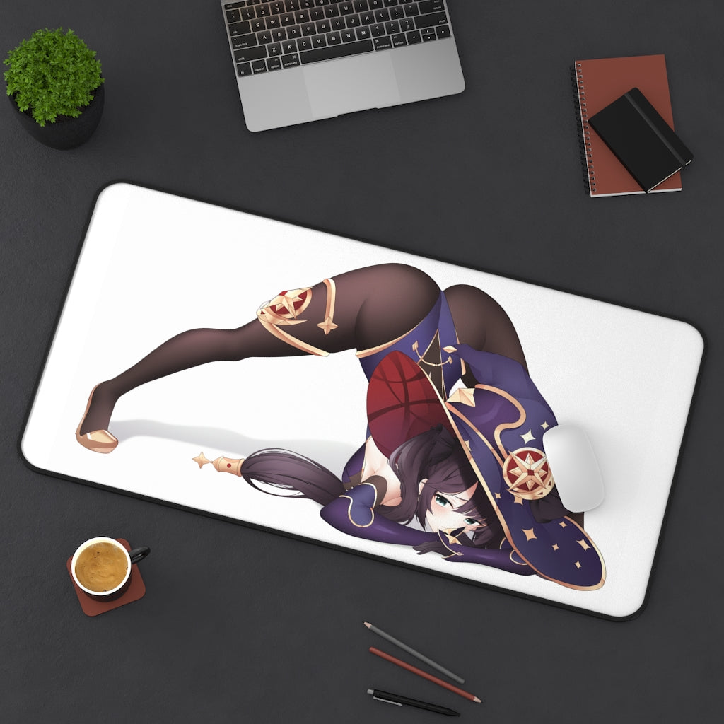 Genshin Impact Sexy Mousepad - Cute Butt Mona Gaming Desk Mat - Ecchi Playmat