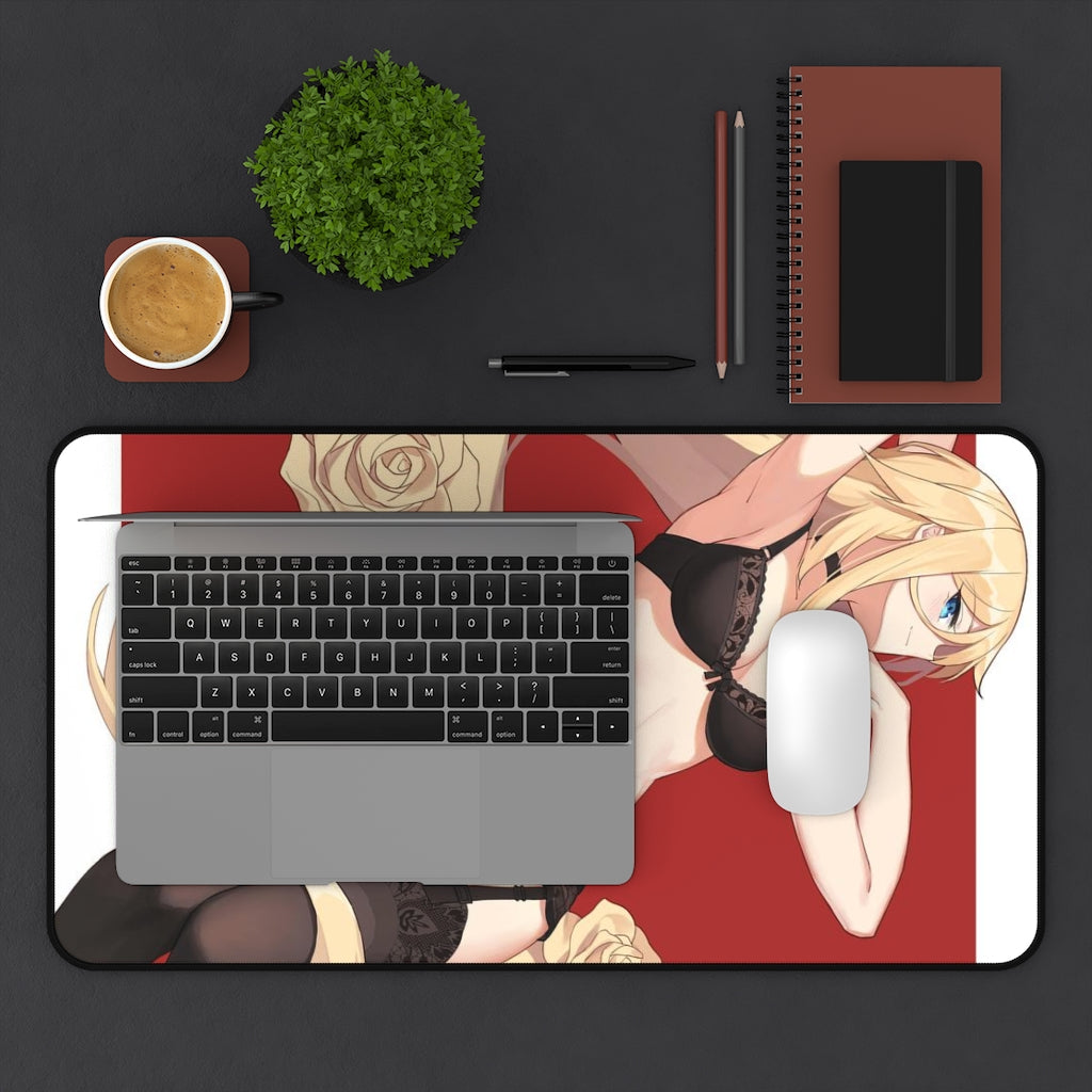 Guilty Gear Sexy Mousepad - Lingerie Millia Gaming Desk Mat - Ecchi Playmat