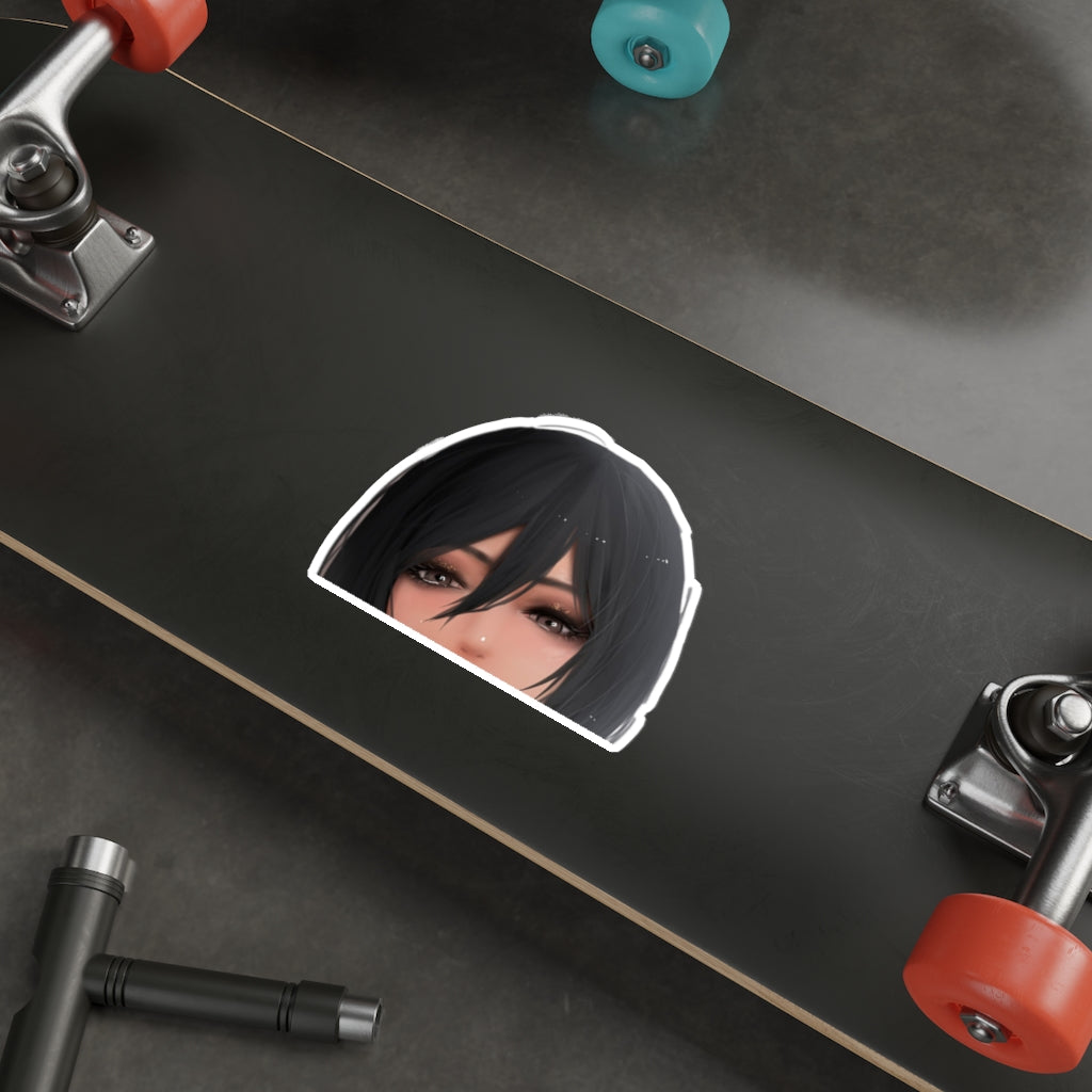 Mikasa Peeker AOT SNK Sticker - Anime Peeker Car Decal