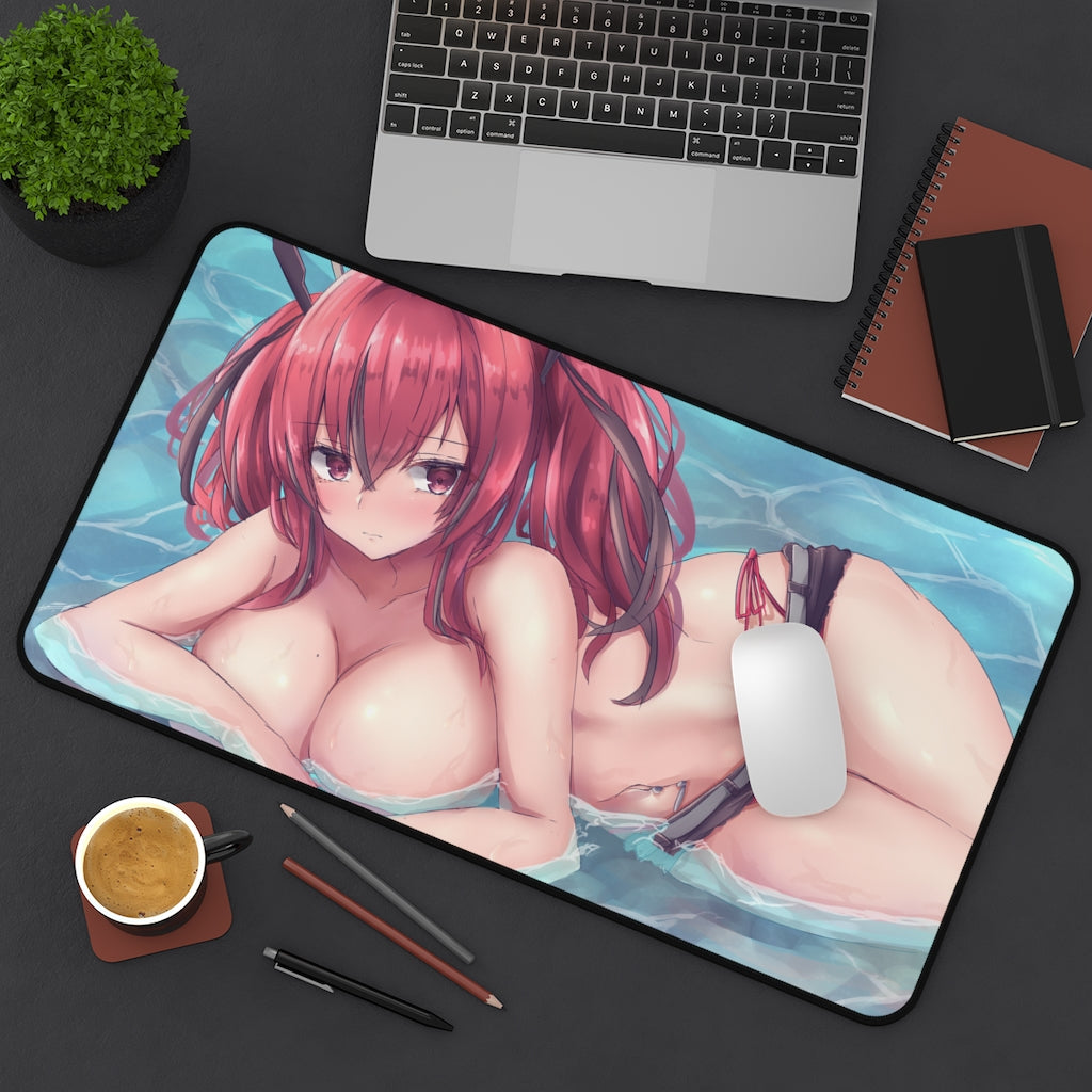 Bremerton Azur Lane Mousepad - Ecchi Large Desk Mat - MTG Playmat