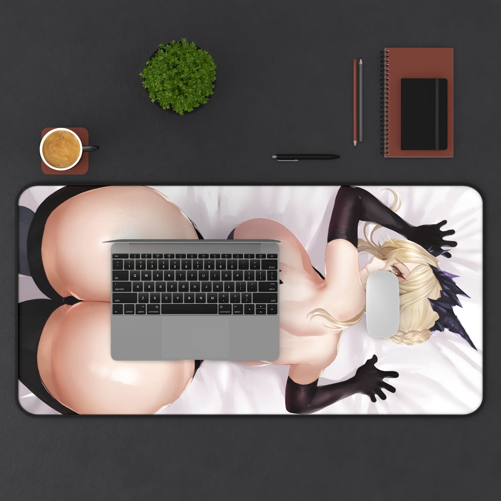 Fate Grand Order Sexy Mousepad - Huge Ass Artoria Pendragon Desk Mat - Ecchi Playmat