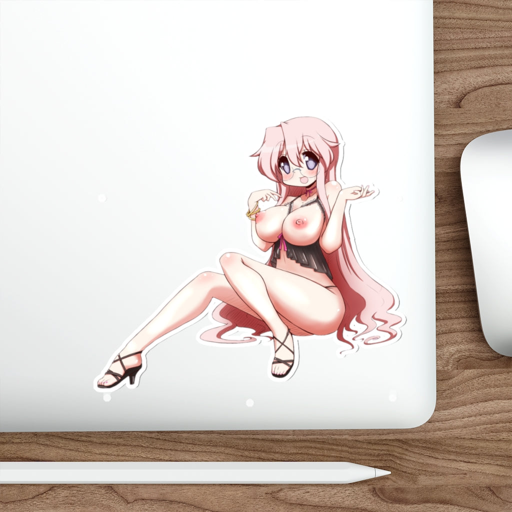 Takara Miyuki Nude Tits Lucky Star Waterproof Sticker - Ecchi Vinyl Decal