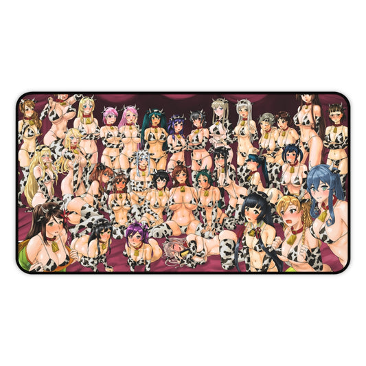 Kantai Collection Mousepad - Cow Girls Large Desk Mat - Gaming Playmat