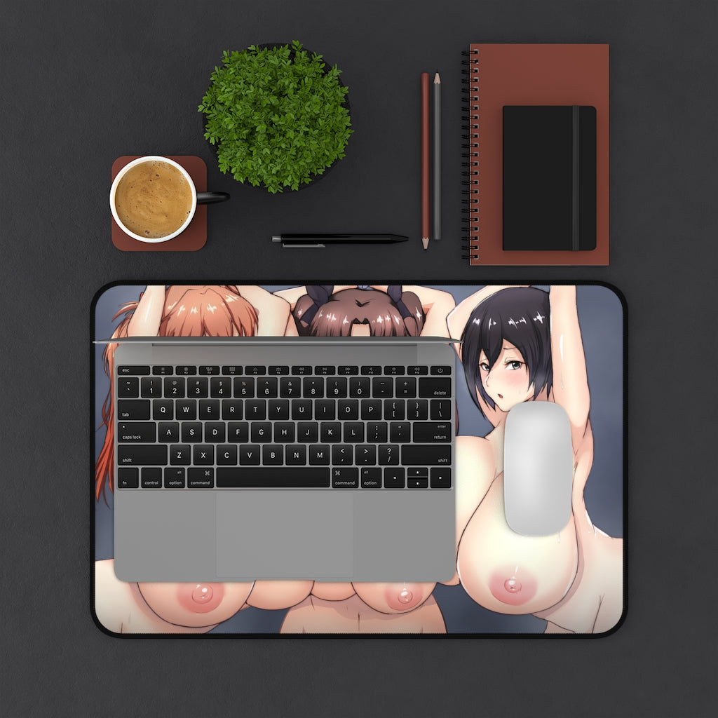 Desk Mat - Big Boobs Mousepad - Thick Waifus Ecchi Mouse Pad - MTG Playmat