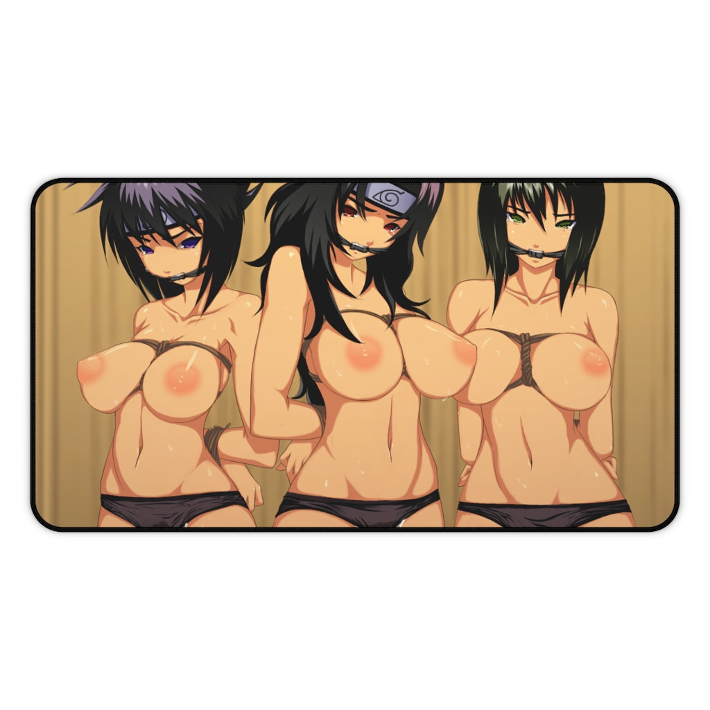 Naruto Hentai Shibari Topless Waifus Mousepad - Gaming Playmat