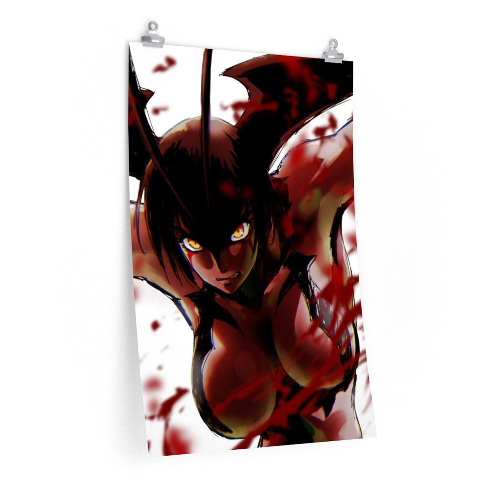 Big Boobs Devilman Lady Poster - Lewd Premium Matte Vertical Poster - Adult Wall Art