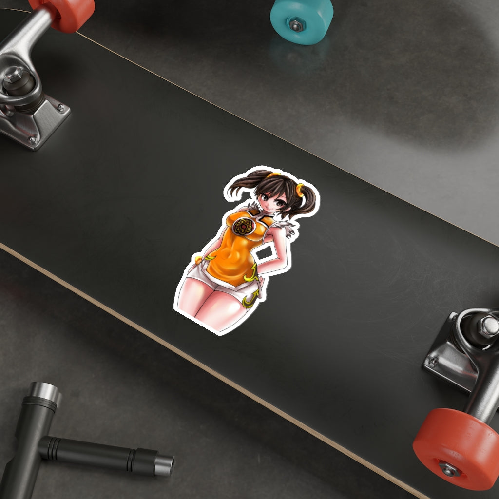 Tekken Sexy Ling Xiaoyu Waterproof Sticker - Ecchi Vinyl Decal