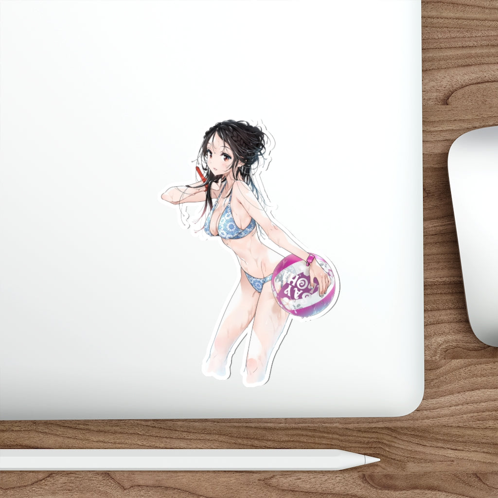 Rent a Girlfriend Wet Bikini Chizuru Mizuhara Waterproof Sticker - Ecchi Vinyl Decal