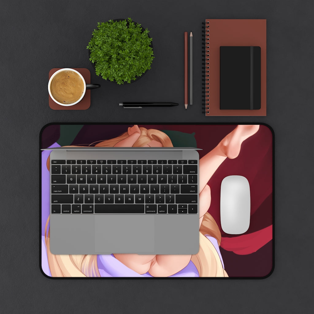 Nude Rapunzel Hentai Desk Mat - Sexy Anime Girl Mousepad - Gaming Playmat