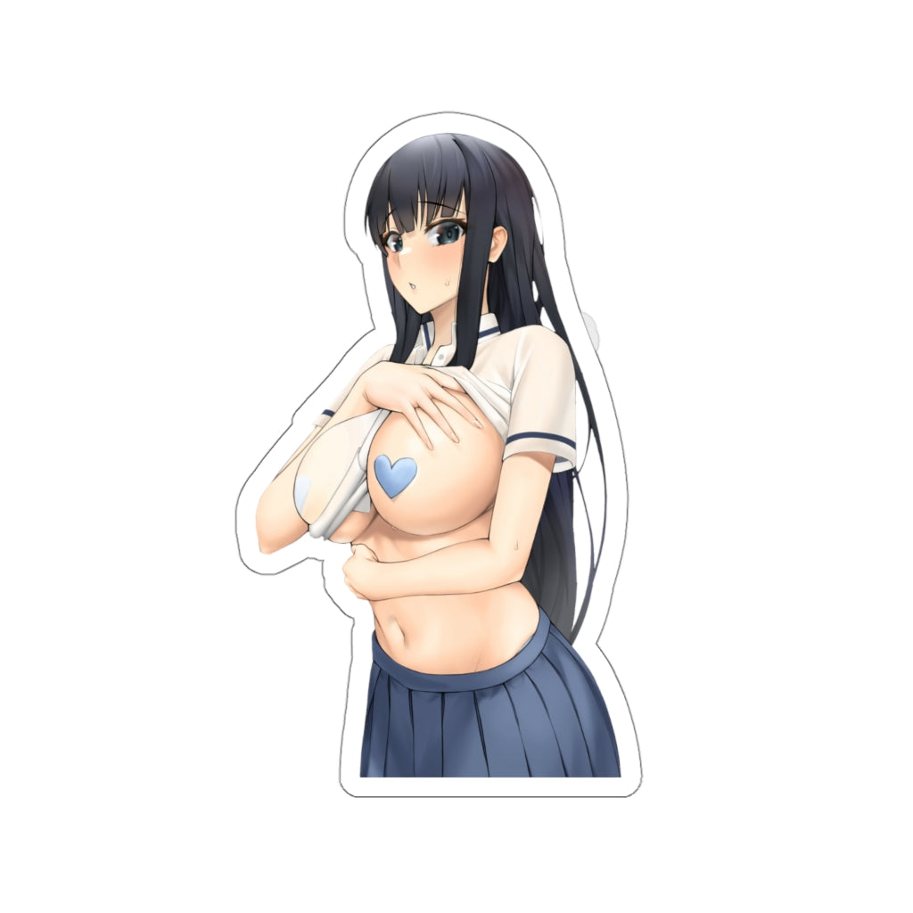 Big Tits Seifuku Ikaruga Senran Kagura Waterproof Sticker - Ecchi Vinyl Decal