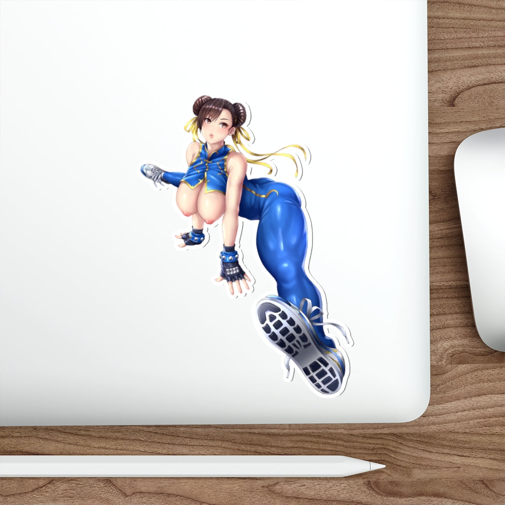 Chun Li Split Ecchi Waterproof Sticker - Vinyl Car Decal