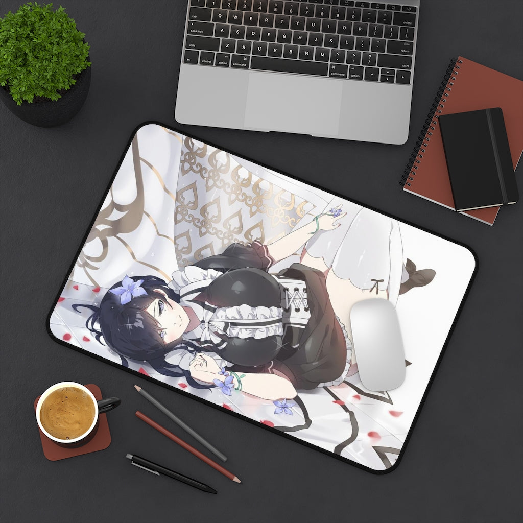 Elsword Sexy Mousepad - Thick Lolita Nisha Desk Mat - Ecchi Playmat