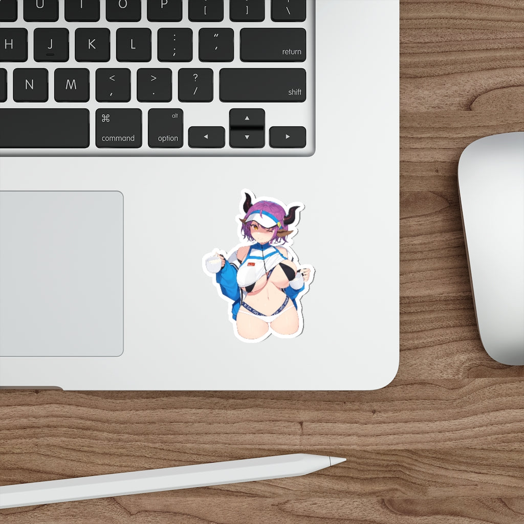 Sexy Milking Sideroca Arknights Waterproof Sticker - Ecchi Vinyl Decal