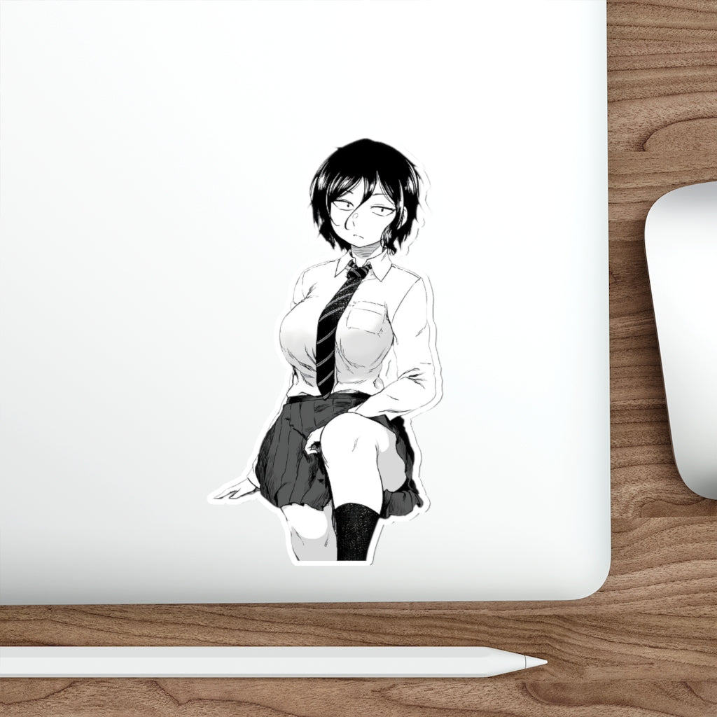 Asai Akira Sexy School Girl Uniform Call of the Night Waterproof Sticker - Ecchi Vinyl Decal