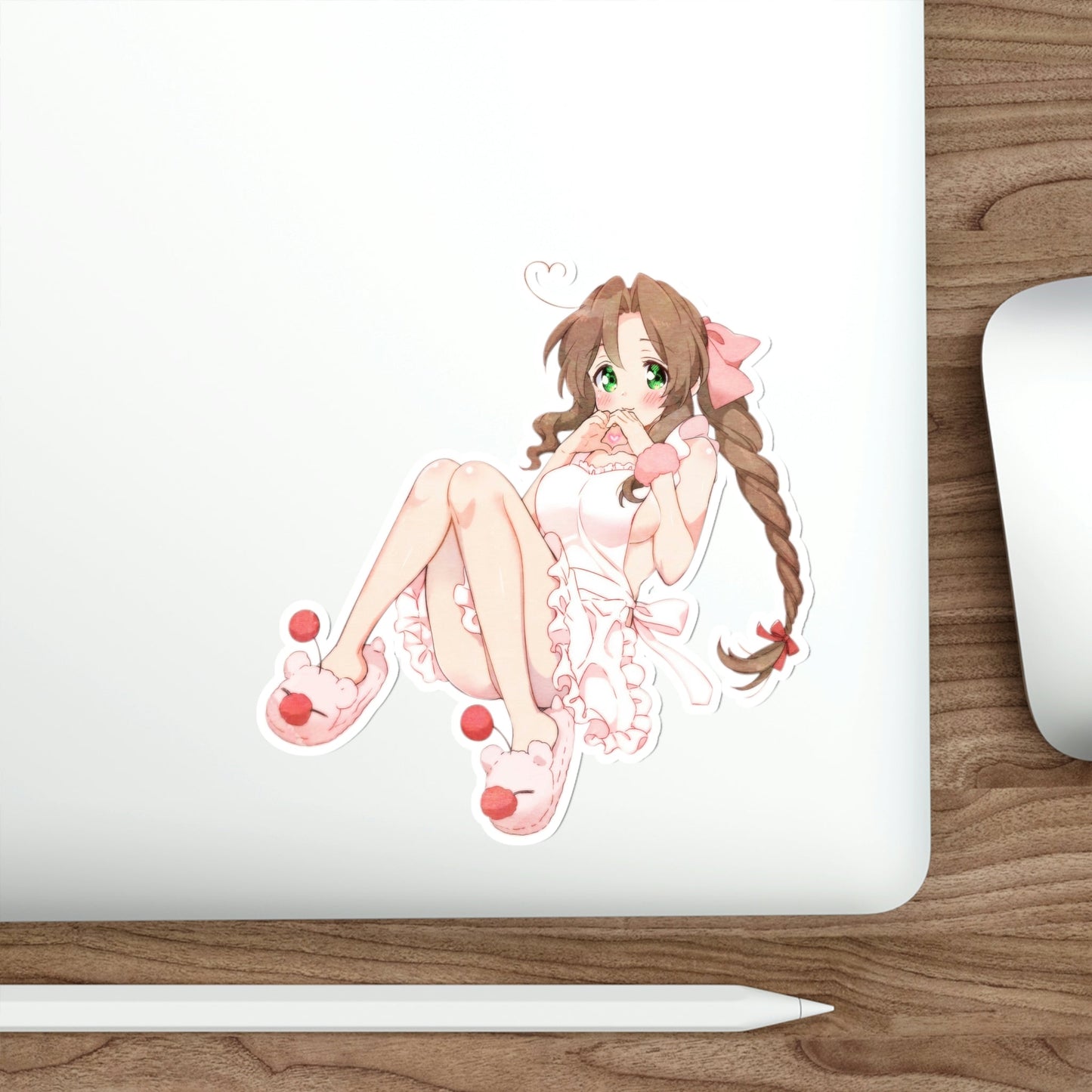 Sexy Aerith Gainsborough FF7 Waterproof Sticker - Weatherproof Vinyl Car Decal