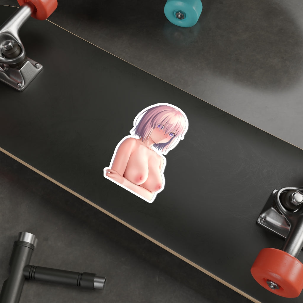 Topless Nude Tits Mash Kyrielight Fate Grand Order Waterproof Sticker - Ecchi Vinyl Decal