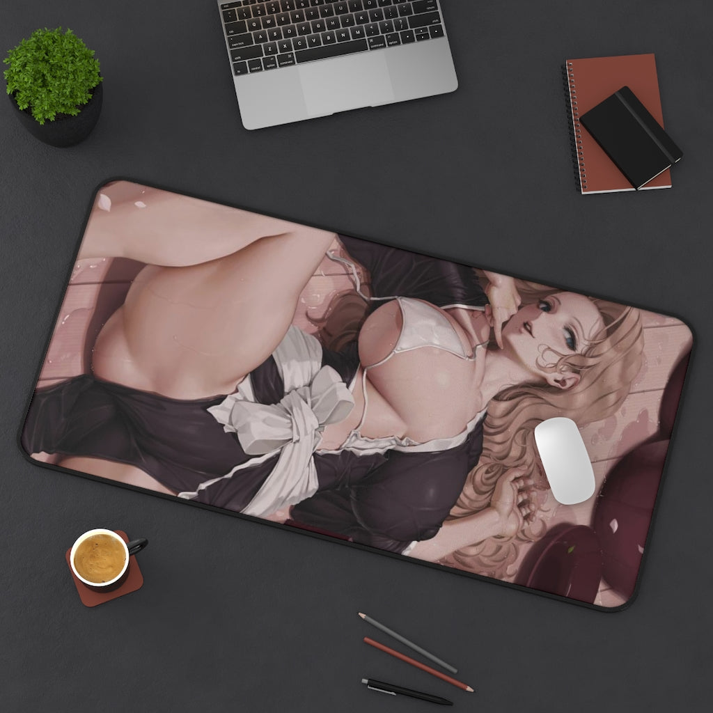 Bleach Anime Mousepad - Rangiku Large Desk Mat - Ecchi Playmat