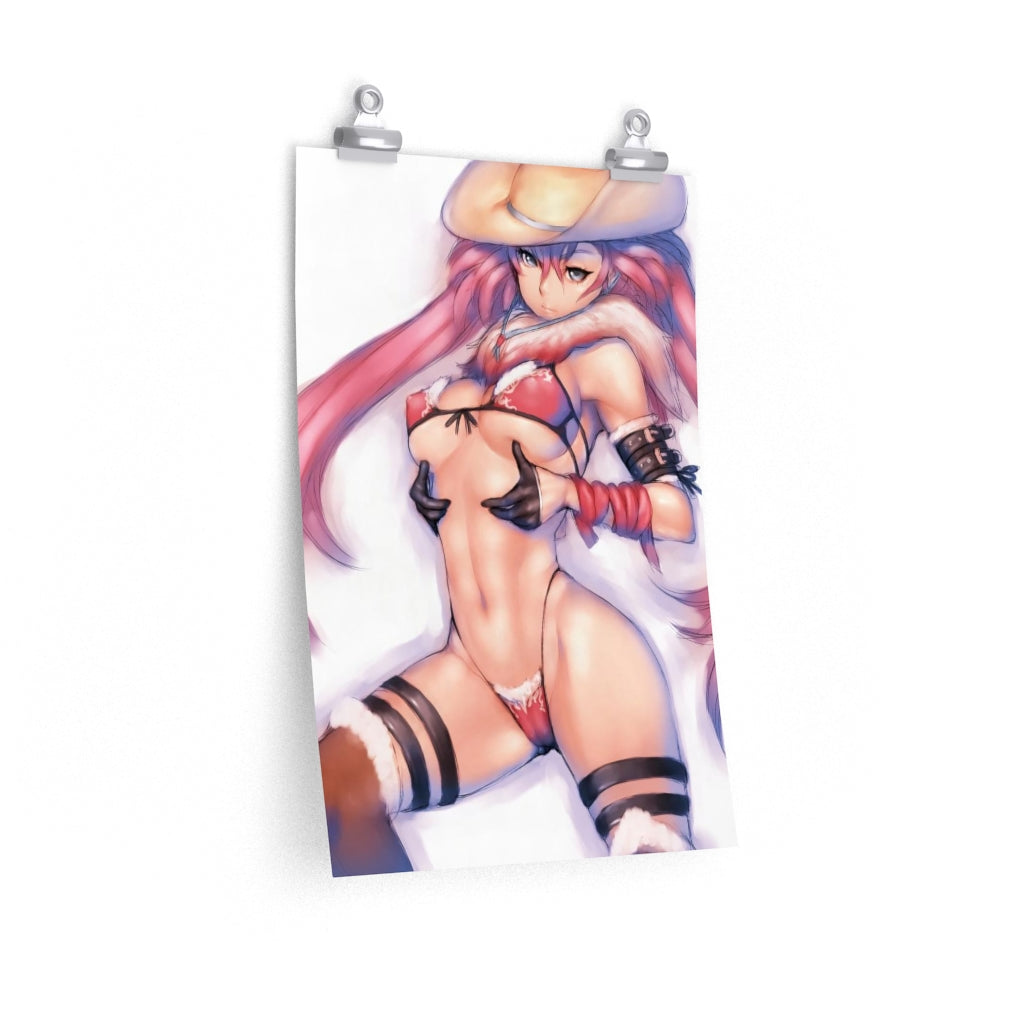 Affiche Kagura Oneechanbara - Affiche verticale mate de qualité supérieure - Art mural pour adulte