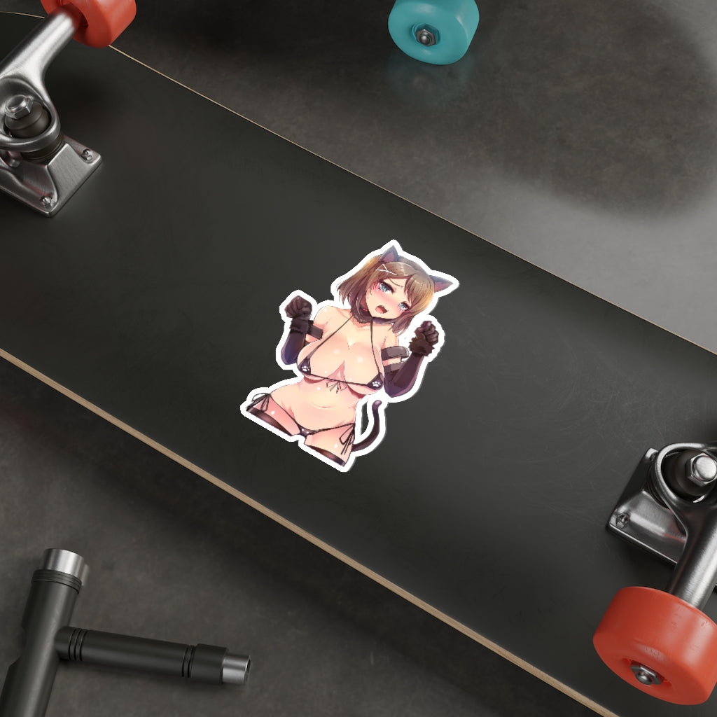 Sexy Neko Maya Kancolle Kantai Collection Waterproof Sticker - Ecchi Vinyl Decal