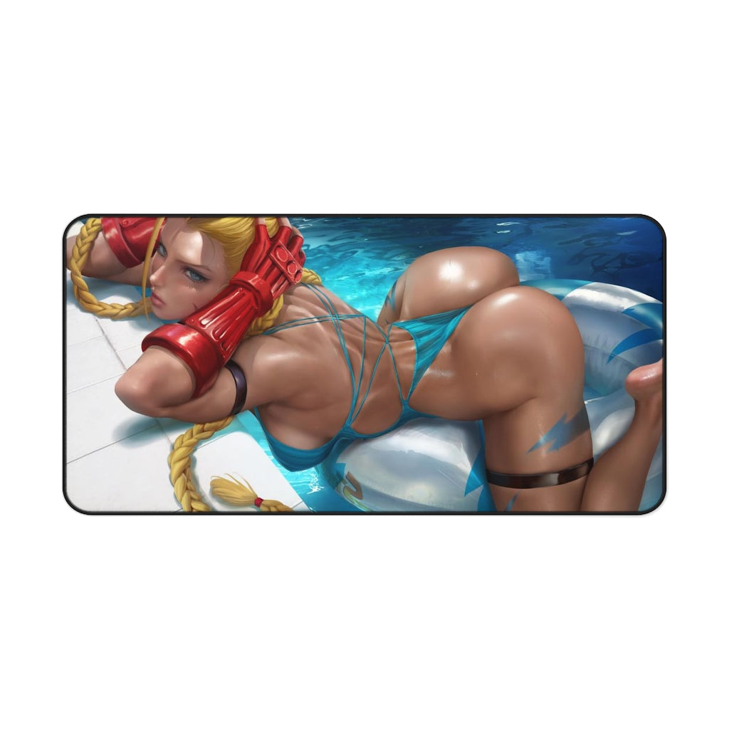 Cammy Bubble Butt Desk Mat - Big Ecchi Gaming Mousepad - MTG Playmat