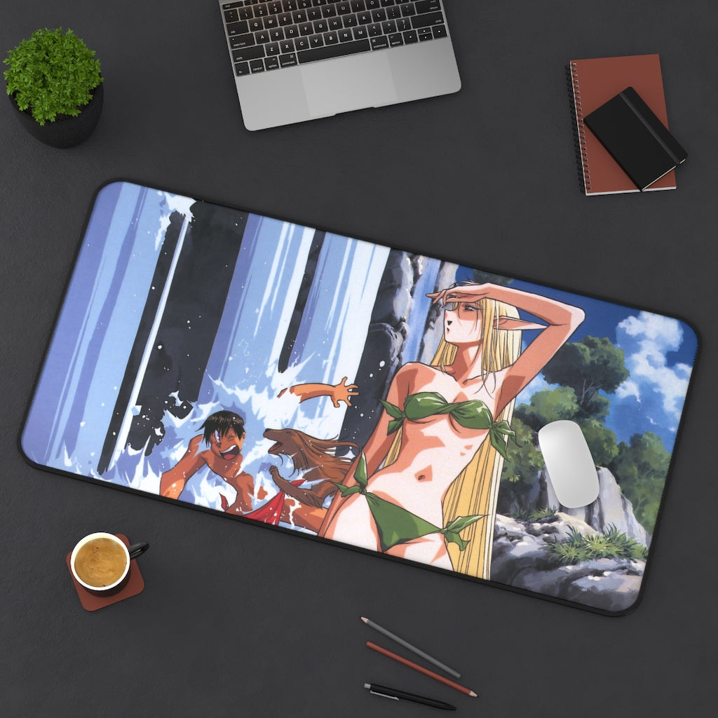 Record Of Lodoss War Ecchi Mousepad - Deedlit Bikini Desk Mat - Sexy Playmat