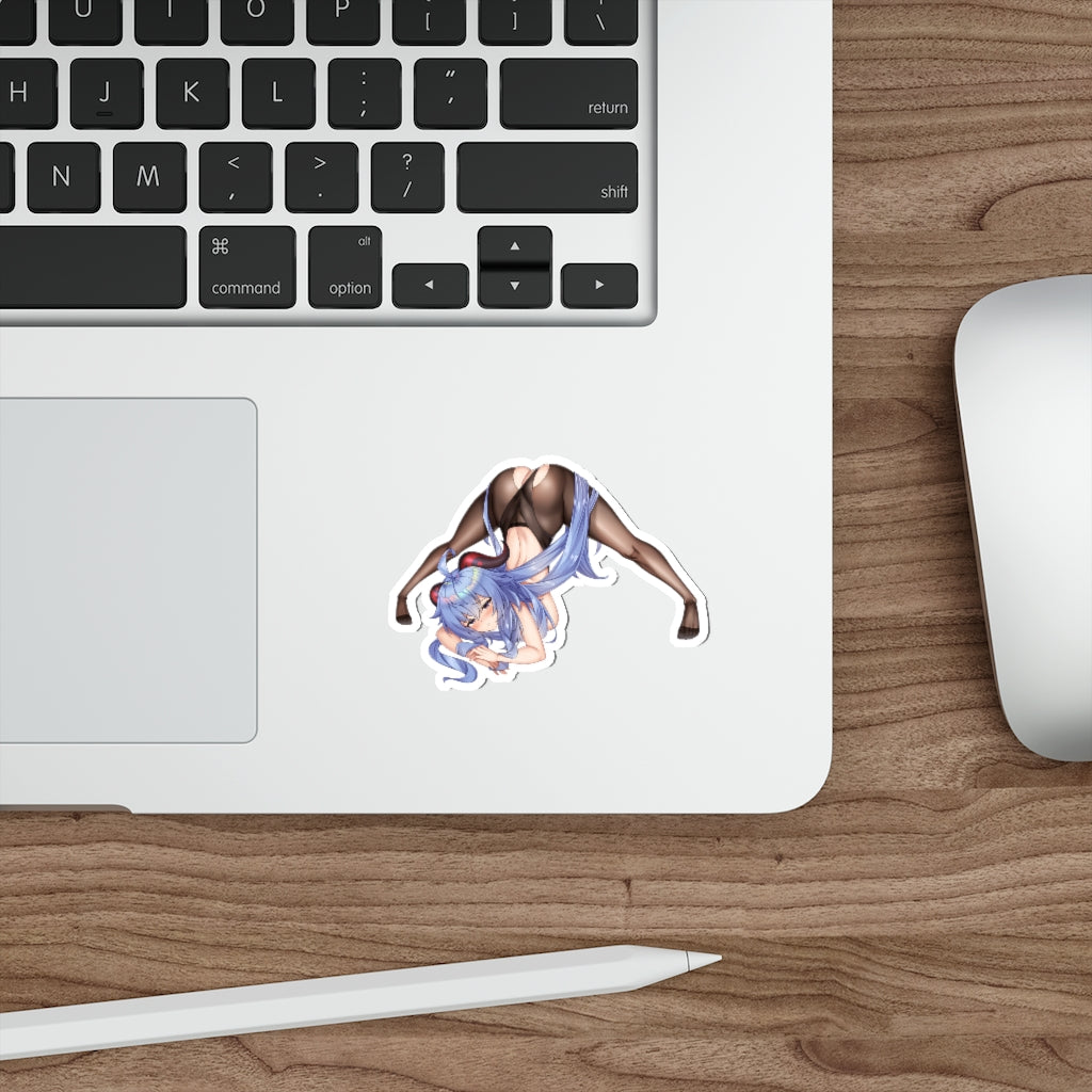 Genshin Impact Ganyu Jack-o pose Waterproof Sticker - Ecchi Vinyl Decal