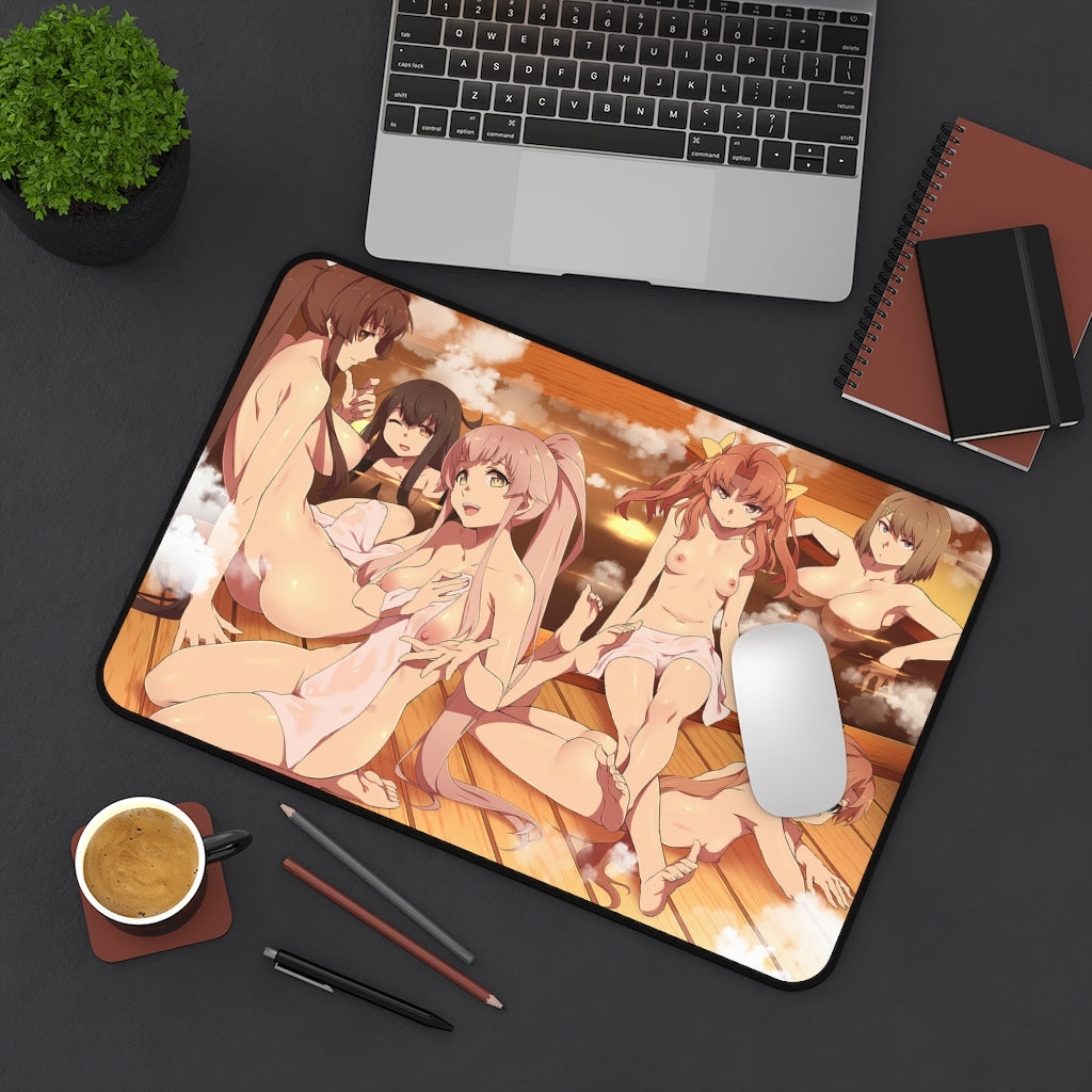 Kantai Collection Nude Onsen Waifus Kankore Desk Mat - Sexy Anime Girl Mousepad - Gaming Playmat