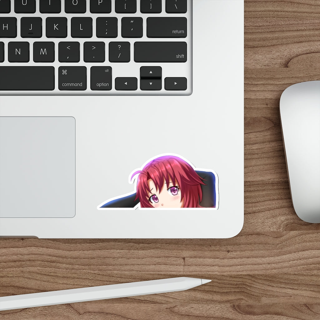 Cow Girl Goblin Slayer Peeker Sticker - Anime Peeker Car Decal