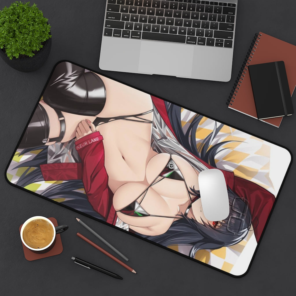 Azur Lane Mousepad - Taihou Large Desk Mat - Ecchi Mouse Pad - MTG Playmat