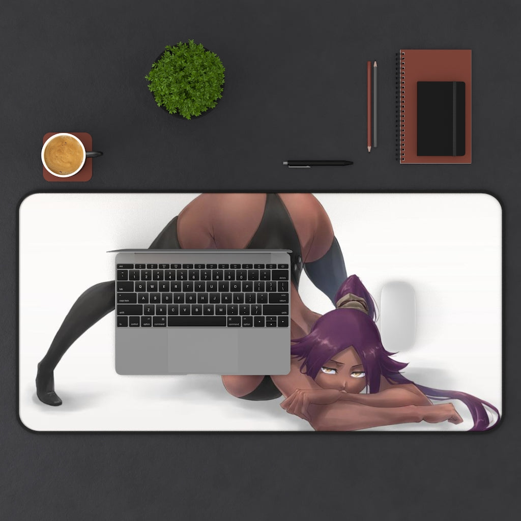 Bleach Anime Mousepad - Thick Yoruichi Jack-O Large Desk Mat - Ecchi Playmat