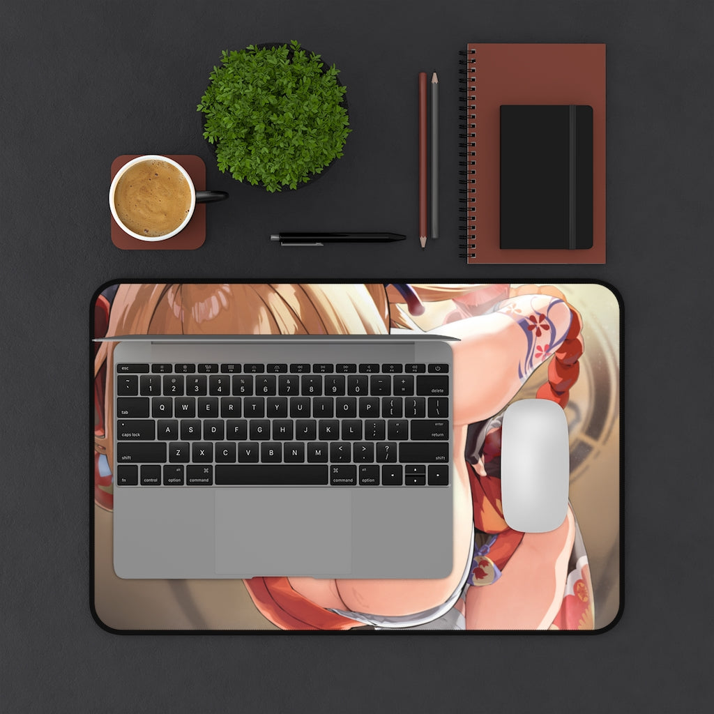 Genshin Impact Sexy Yoimiya Boobs Desk Mat - Non Slip Mousepad