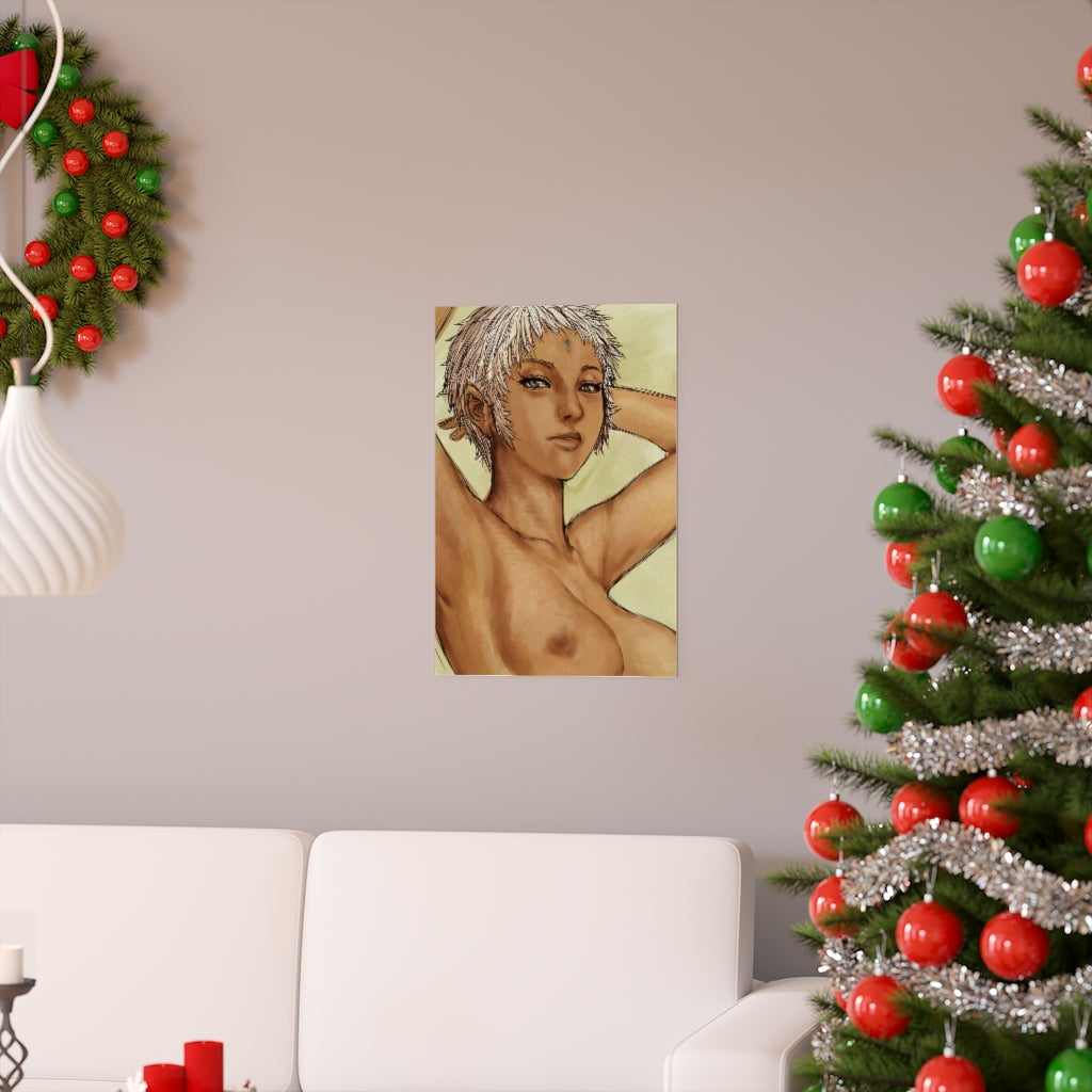 Urien Street Fighter Poster - Lewd Premium Matte Vertical Poster - Adult Wall Art