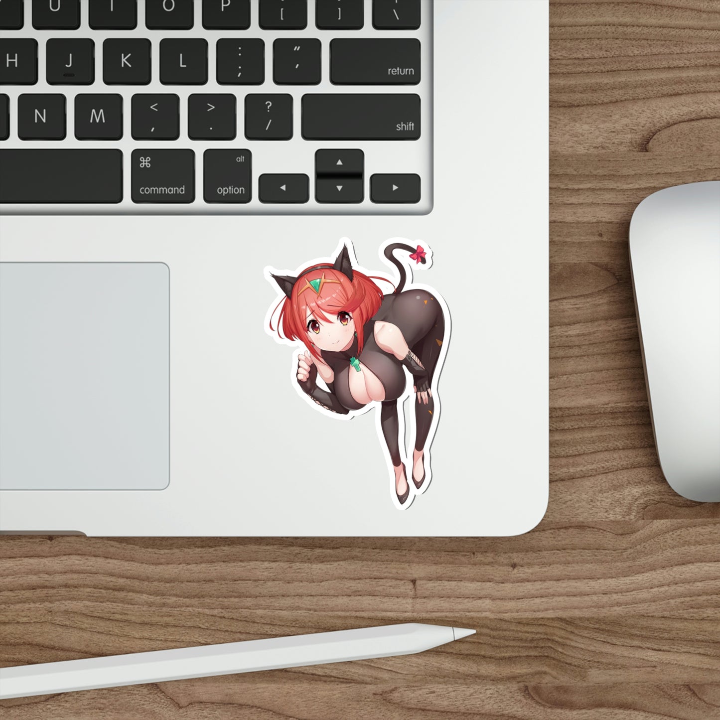 Xenoblade Pyra Cat Girl Bodysuit Waterproof Sticker - Ecchi Vinyl Decal