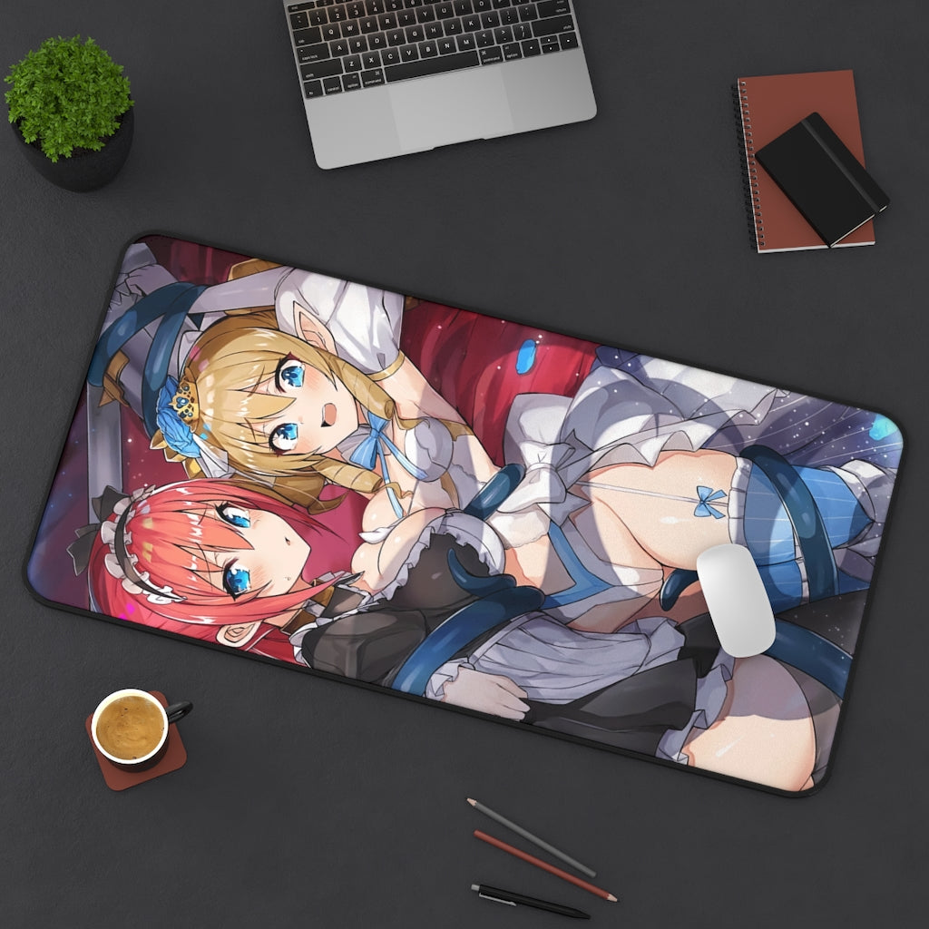 Airi and Ymir Queen's Blade Lewd Tentacle Mousepad - Gaming Playmat