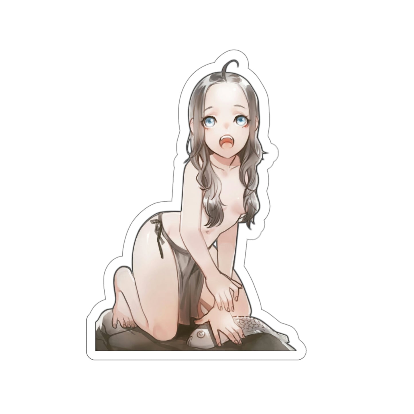 Female Waifu Gollum The Lord of the Rings Waterproof Sticker - Weatherproof Vinyl Car Decal