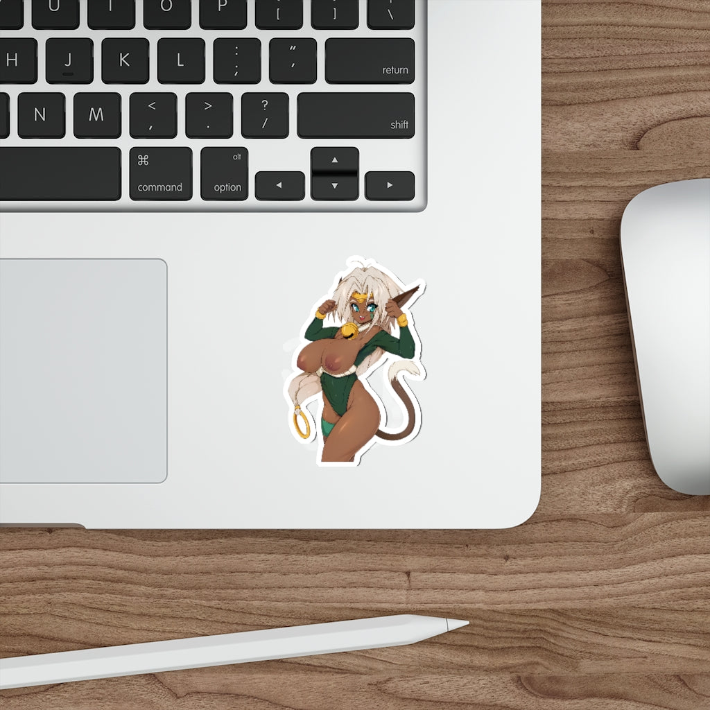 Topless Aisha Clanclan Outlaw Star Waterproof Sticker - Ecchi Vinyl Decal