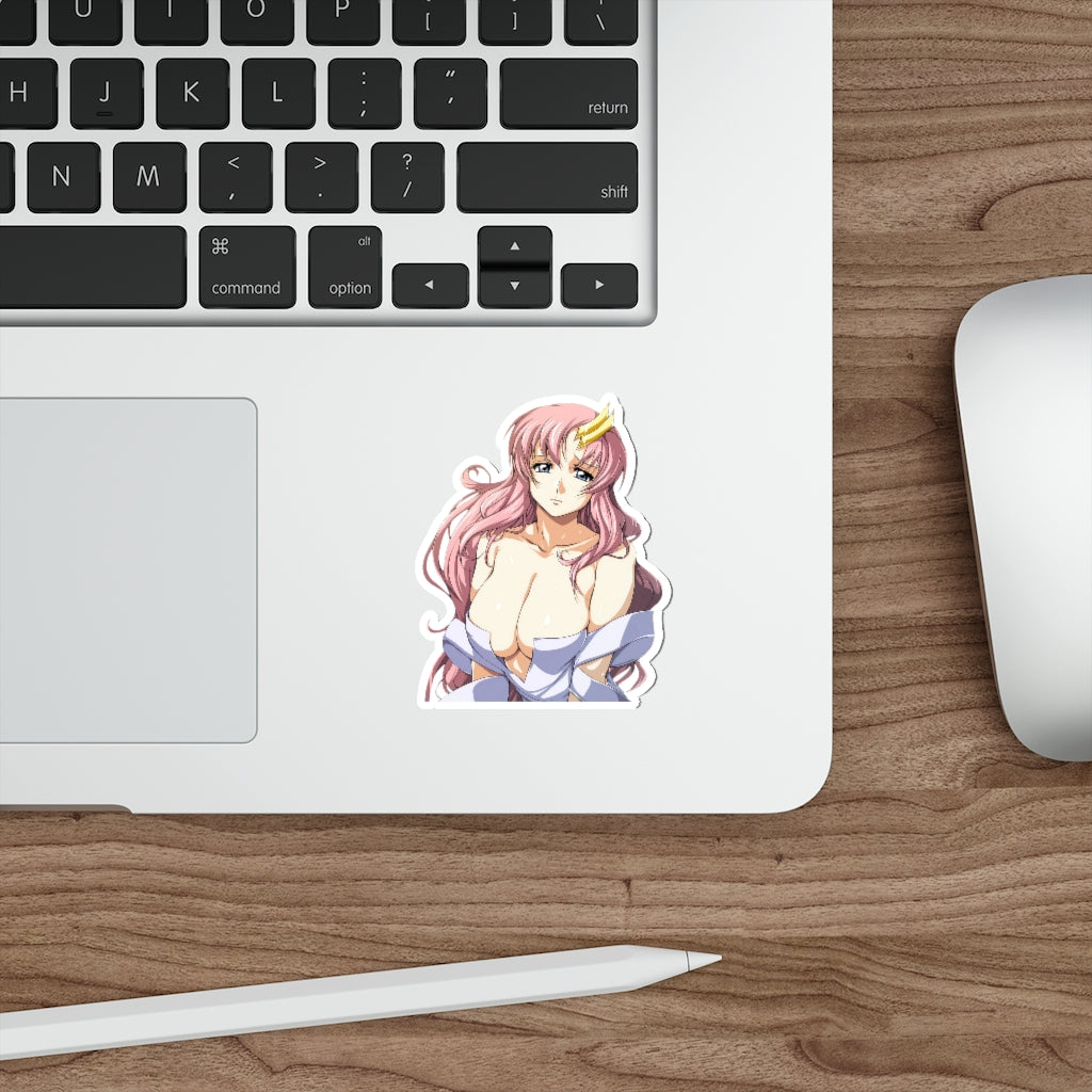 Sexy Lacus Clyne Gundam Waterproof Sticker - Ecchi Vinyl Decal