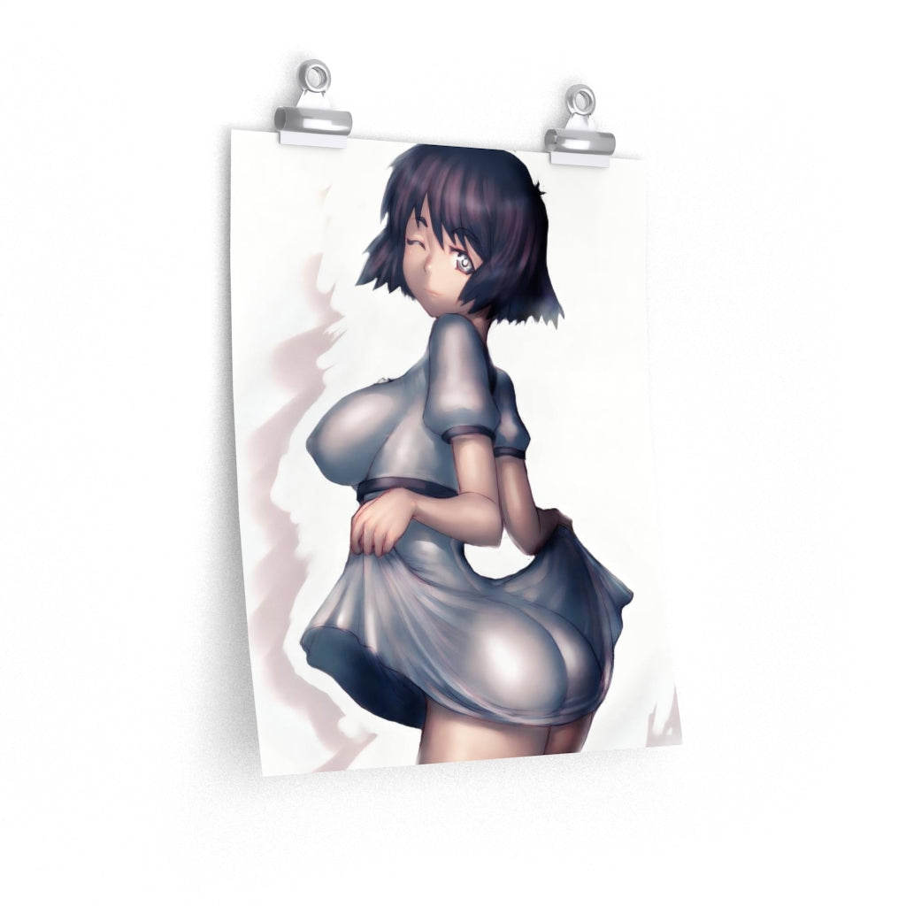 Shiina Mayuri Steins Gate Poster - Lewd Premium Matte Vertical Poster - Adult Wall Art