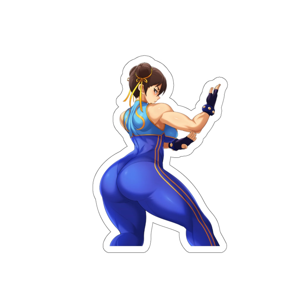 Chun Li Thick Ass Bodysuit Waterproof Sticker - Ecchi Vinyl Decal