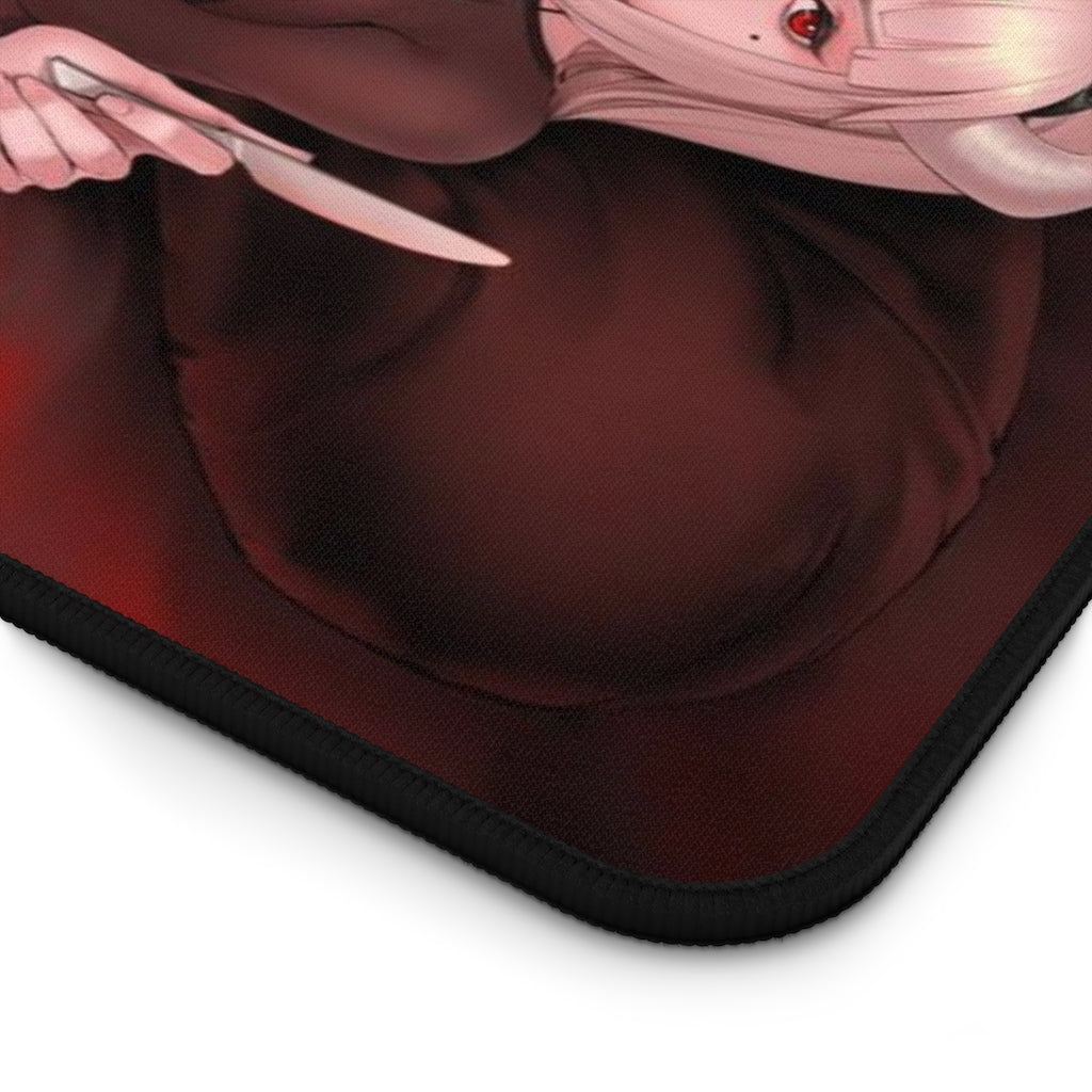 Helltaker Sexy Mousepad - Meal Time Lucifer Gaming Desk Mat - Ecchi Playmat