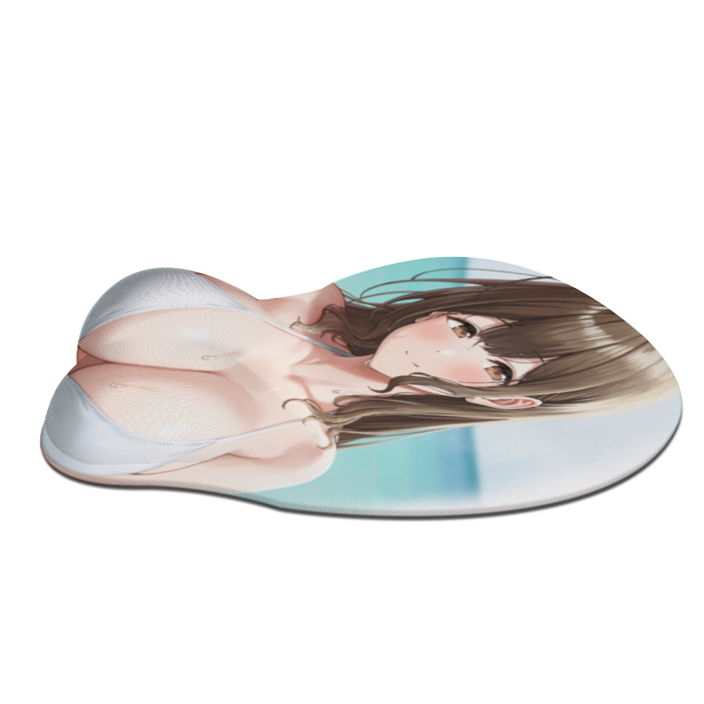 Anime 3D Boobs mousepad with Wrist Rest | Sexy Oppai Mouse pad for PC | Oppai mousepad with wrist support